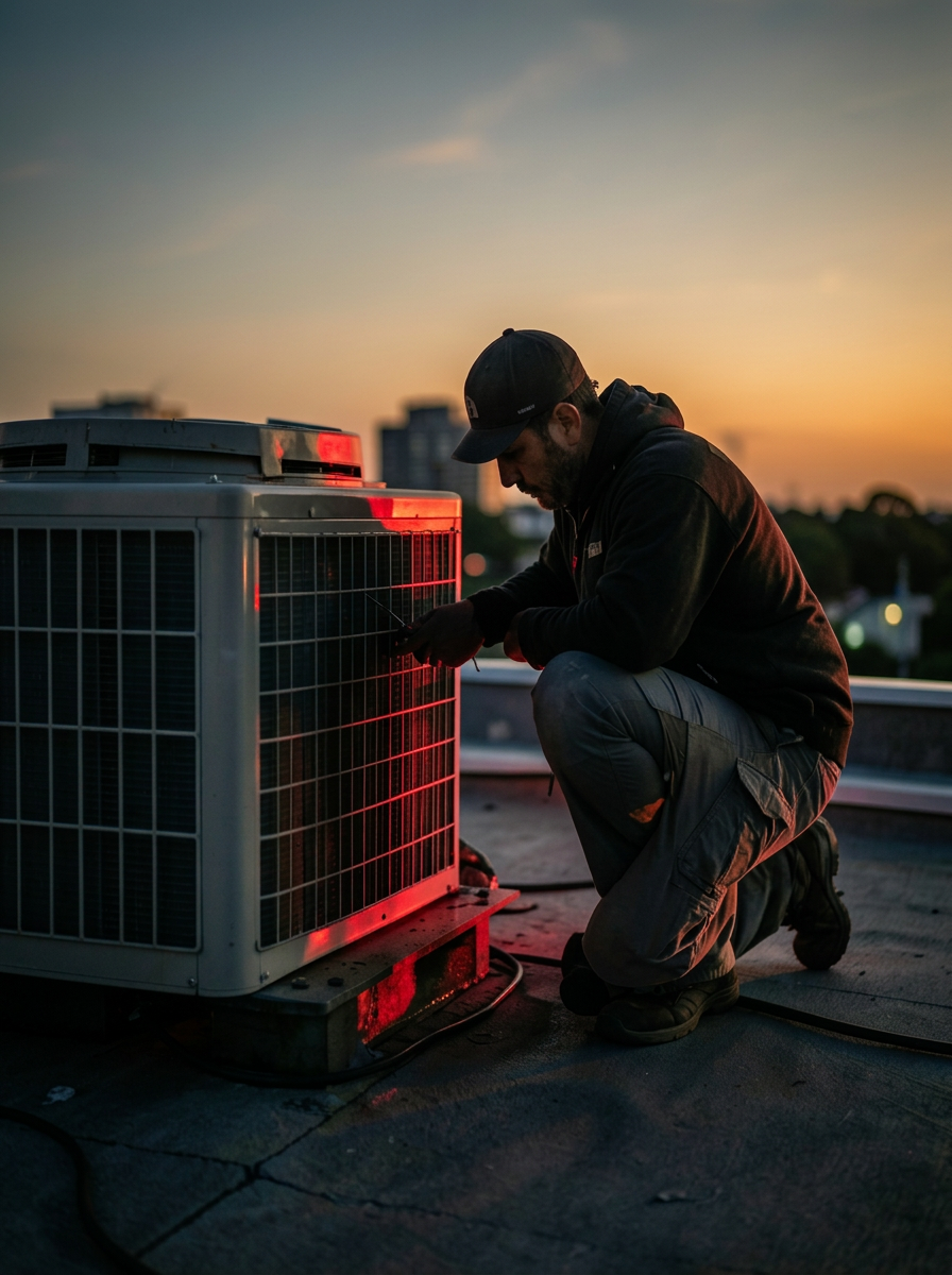 HVAC home service work